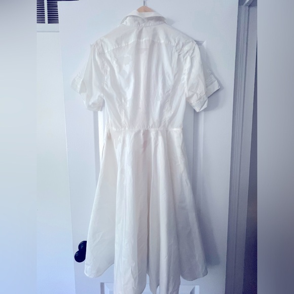 Diana Von Furstenberg White Cotton Dress - Picture 2 of 3
